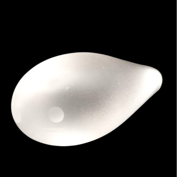 Hadeland Glassverk Frosted Art Glass Seal Figurine Norway Etched Signed - Picture 2 of 6